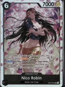 Nico Robin OP12-087 Super Rare Legacy of the Master One Piece Foil Near Mint - Image 1