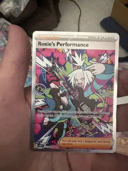 Pokemon TCG Roxie's Performance 121/086 Special Illustration Rare Chaos Rising - Image 1