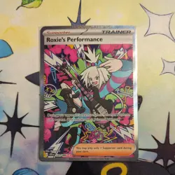 Pokemon TCG Roxie's Performance 121/086 Special Illustration Rare Chaos Rising - Image 1