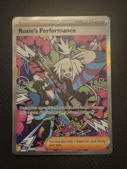 Pokemon TCG Roxie's Performance 121/086 Special Illustration Rare Chaos Rising - Image 1