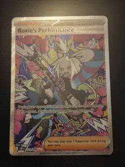 Pokemon TCG Roxie's Performance 121/086 Special Illustration Rare Chaos Rising - Image 2