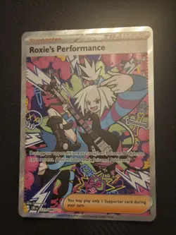 Pokemon TCG Roxie's Performance 121/086 Special Illustration Rare Chaos Rising - Image 3