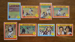 1960 WORLD SERIES SET (8), 1961 TOPPS, YANKEES-PIRATES, MANTLE, MAZ HR, EX/EX+ - Image 1