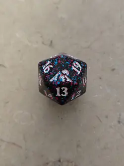 MTG Kamigawa Neon Dynasty Bundle Oversized Spindown Dice D20 - Image 1