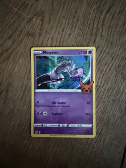 Pokemon TCG Holo Mewtwo 056/172 Trick Or Trade Stamped Near Mint Mint - Image 1