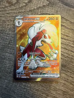 Lycanroc ex 241/193 | Full Art Rare | Pokemon Paldea Evolved | NM+ - Image 1