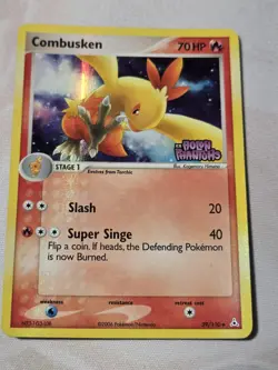 Combusken 39/110 EX Holon Phantoms Pokemon Card Uncommon Reverse Holo Stamped NM - Image 1