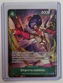 Bandai One Piece Emporio Ivankov OP16-026 Two Legends Alt Art Foil SR English NM - Image 1