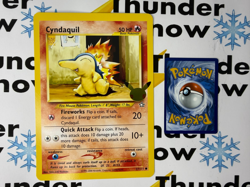 JUMBO Cyndaquil Oversized Promo Card #57 Full Art Holo Pokemon 25th Anniversary - Image 1