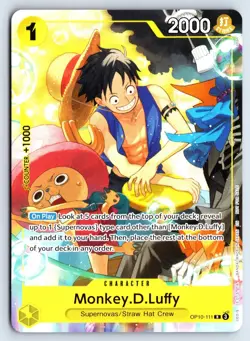 Monkey.D.Luffy (Welcome Pack 2026 Vol.1) OP10-111 One Piece Promotion Cards NM - Image 1