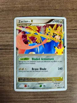 Zacian LV. X SWSH135 SWSH: Sword & Shield Promo Cards Holo Near Mint - Image 1