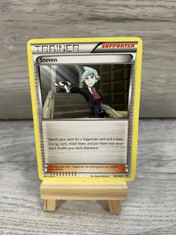 90/108 Steven Uncommon: Pokemon Trading Card Game XY-06 Roaring Skies - Image 1