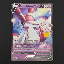 Pokemon TCG Card Dark Sylveon V SWSH134 25th Celebrations Promo - NM - Image 1