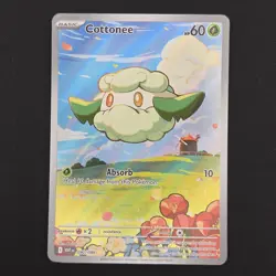 Pokemon TCG Card Cottonee 090/086 White Flare Illustration Rare *English* - NM - Image 1