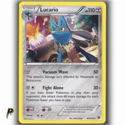 Pokemon XY Fates Collide Lucario 63/134 Holo Rare Card VLP - Image 1
