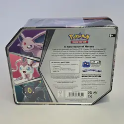 Pokemon TCG V Heroes Tin Umbreon & Espeon, 60-Card Capacity, 6+ (2022) - Image 2