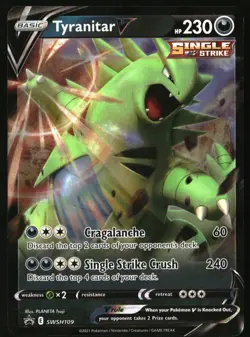 Tyranitar V - Promo SWSH: Sword & Shield Promo Cards SWSH109 NM - Image 1