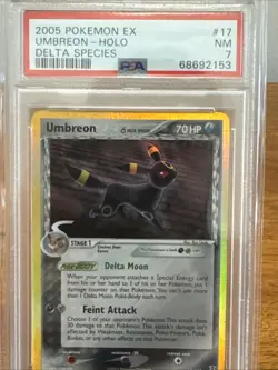 Umbreon Delta Species Holo Card 17/113 PSA 7 Pokemon TCG 2005 - Image 5