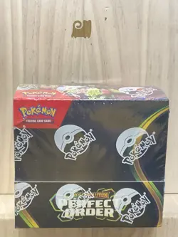 Pokemon Trading Cards Mega Evolution Perfect Order Booster Box Sealed - Image 1