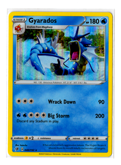 Gyarados 040/192 Holo Rebel Clash Pokemon Card AUS - Image 1