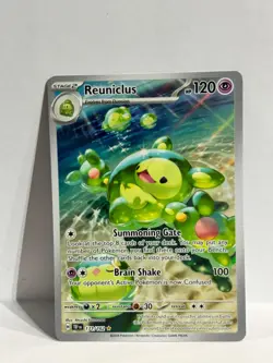 Pokemon TCG Reuniclus 171/162 Temporal Forces Illustration Rare Holo Card NM- - Image 1