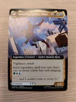 Peter Parker Spiderman MTG Exclusive Event Promo Non-Foil IN HAND - Image 2
