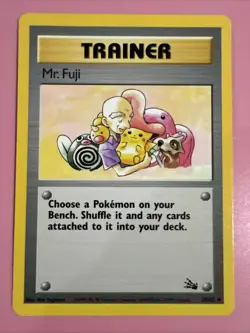 POKEMON MR.FUJI TRAINER CARD - Image 1