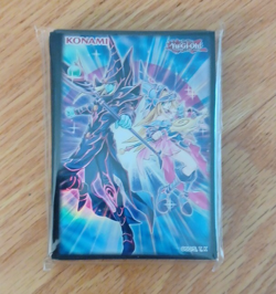 Konami Yu-Gi-Oh! Premium Card Sleeves 50ct Japanese Size Glossy Dark Magician - Image 1