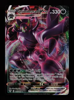Grimmsnarl VMAX 115/189 Holo Holo VMAX Rare Darkness Ablaze Pokemon Cards - Image 1