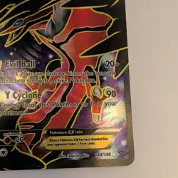 Yveltal EX 144/146 Holo Full Art XY Base Set Pokemon Card LP - Image 4