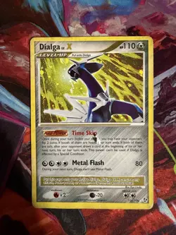 Pokemon TCG Dialga LV.X Card 105/106 Great Encounters Diamond and Pearl - Image 1