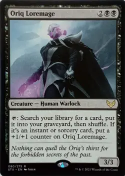 080/275 ORIQ LOREMAGE RARE STRIXHAVEN: SCHOOL OF MAGES MTG CARD - Image 1