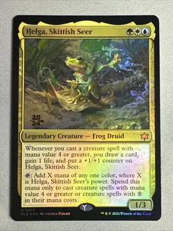 MTG / Helga, Skittish Seer / PRE / #217 / FOIL / Mythic / NM - Image 1