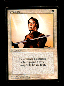 MRM FR/VF Droiture - Righteousness GOOD MTG Magic FBB 1994 - Image 1