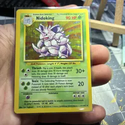 Pokemon TCG Nidoking Base Set Holo Unlimited Rare Card 11/102 - Image 2