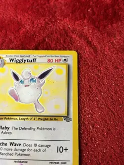 Wigglytuff 32/64 Jungle Non Holo Pokemon Card Played - Image 2