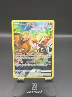 Pokemon Galarian Zappos TCG Illustration Rare Card SWSH283 English Holo - Image 1