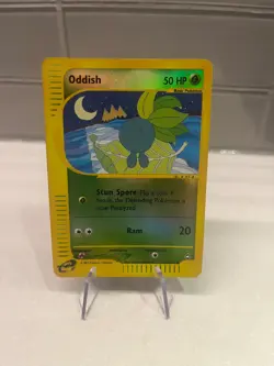 Oddish 101/147 Reverse Holo Aquapolis Pokemon Card LP - Image 1