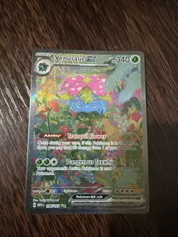 Pokemon Venusaur EX Ultra Rare TCG Card 182/165 Scarlet & Violet 151 Series - Image 1