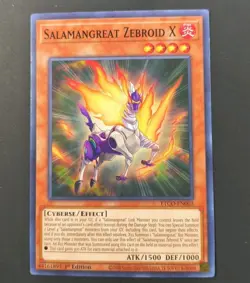 Yu-Gi-Oh! Salamangreat Zebroid X Common Card ETCO-EN003 1st Edition NM - Image 1