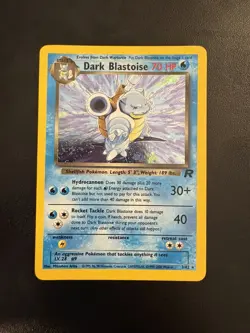 Dark Blastoise 3/82 - Team Rocket Unlimited Holo - Pokemon Card LP - Image 1