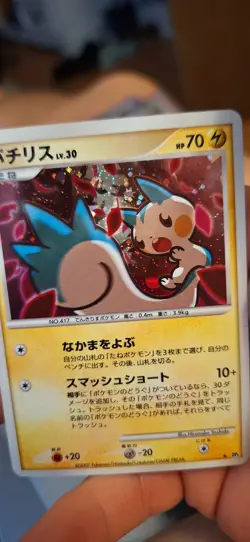 Pachirisu DPBP#480 Dawn Dash DP4 Unlimited Holo Rare Japanese Pokemon Card NM - Image 3