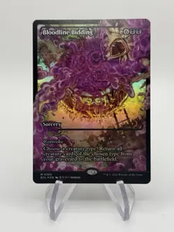 Bloodline Bidding (Showcase) Lorwyn Eclipsed Foil Mythic MTG - Image 1