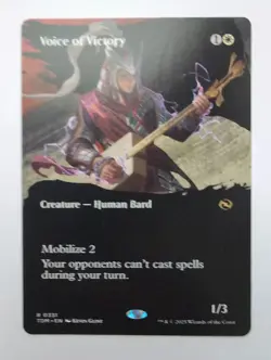 MTG Voice of Victory (TDM) Tarkir: Dragonstorm (Borderless) Regular Rare 331 - Image 1