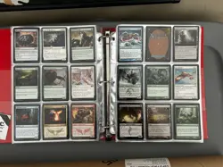 ~1000 Magic The Gathering Cards SLEEVED BINDER Lot Commons Uncommons Lands Etc - Image 3