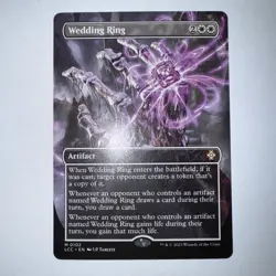 MTG Lost Cavern Of Ixalan Commander Wedding Ring Borderless NM - Image 1