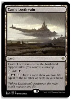 MTG Castle Locthwain - Throne of Eldraine Lightly Played English - Image 1