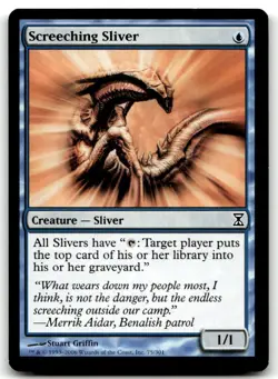 Screeching Sliver #75 (LP) Time Spiral TSP Magic MTG - Image 1