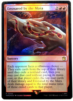 MTG Ensnared by the Mara *FOIL* Doctor Who 0084 NM Rare - Image 1
