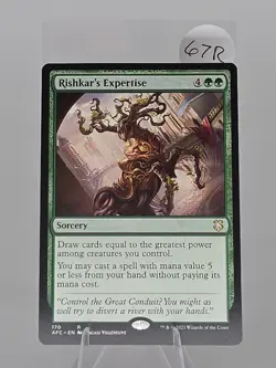Rishkar's Expertise 170 Commander: Adventures in the Forgotten Realms Regular NM - Image 1